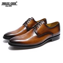 Men Dress Shoes Leather Lace Up Office Business Wedding Handmade Solid Formal Heels Pointed Toe Oxfords Mens Shoe - FELIX CHU цена Men Dress Shoes Leather Lace Up Office Business Wedding Handmade Solid Formal Heels Pointed Toe Oxfords Mens Shoe - FELIX CHU цены онлайн