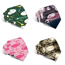 Модный галстук, классический цветной Цветочный вышитый галстук, милая новинка, мужские Узкие галстуки дизайнерские галстуки, свадебные аксессуары