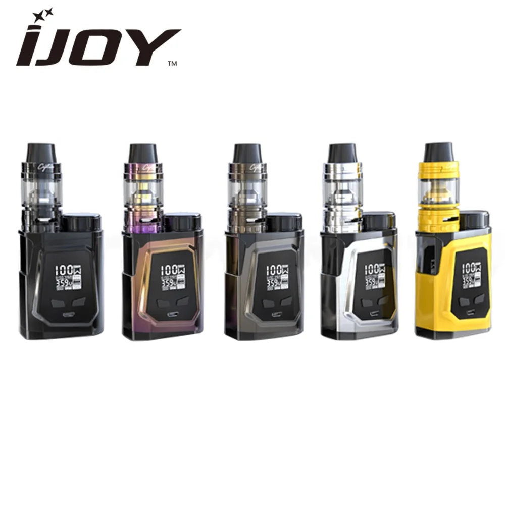 

Original 100W IJOY CAPO 100 Kit with 3.2ml/ 2m Captain Mini Subohm Tank Max 100W Output No 18650/21700 Cell Best Flavor Vape Kit
