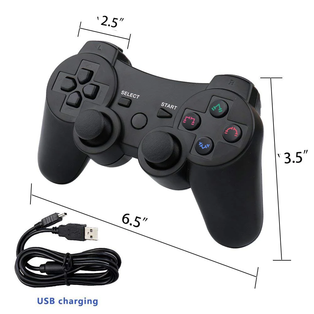 K ISHAKO Bluetooth игровой контроллер для PS3 беспроводной джойстик Вибрационный пульт дистанционного управления для playstation 3 Консоль геймпад для ps2