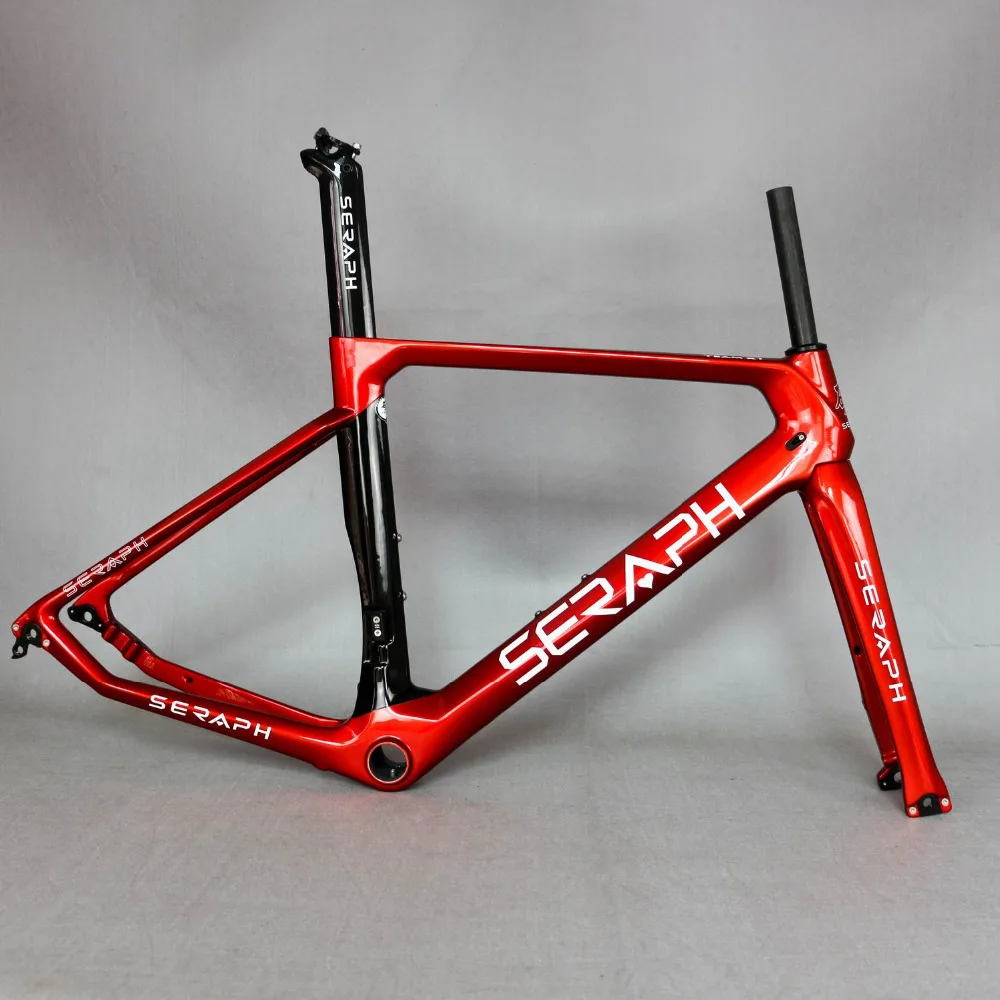 Flash Deal Seraph  bikes carbon road disc frame 2019 new flat mount di2 compatiable TT-X10 ,  Disc brake carbon frame 2 Flash Deal Seraph  bikes carbon road disc frame 2019 new flat mount di2 compatiable TT-X10 ,  Disc brake carbon frame 2
