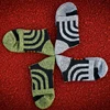 1 Lot = 5 Pairs Cotton Compression Socks For Man Trekking Formal Work Male Socks Meia Contrast Color Designer Brand Fit Eu39-45 ► Photo 2/6