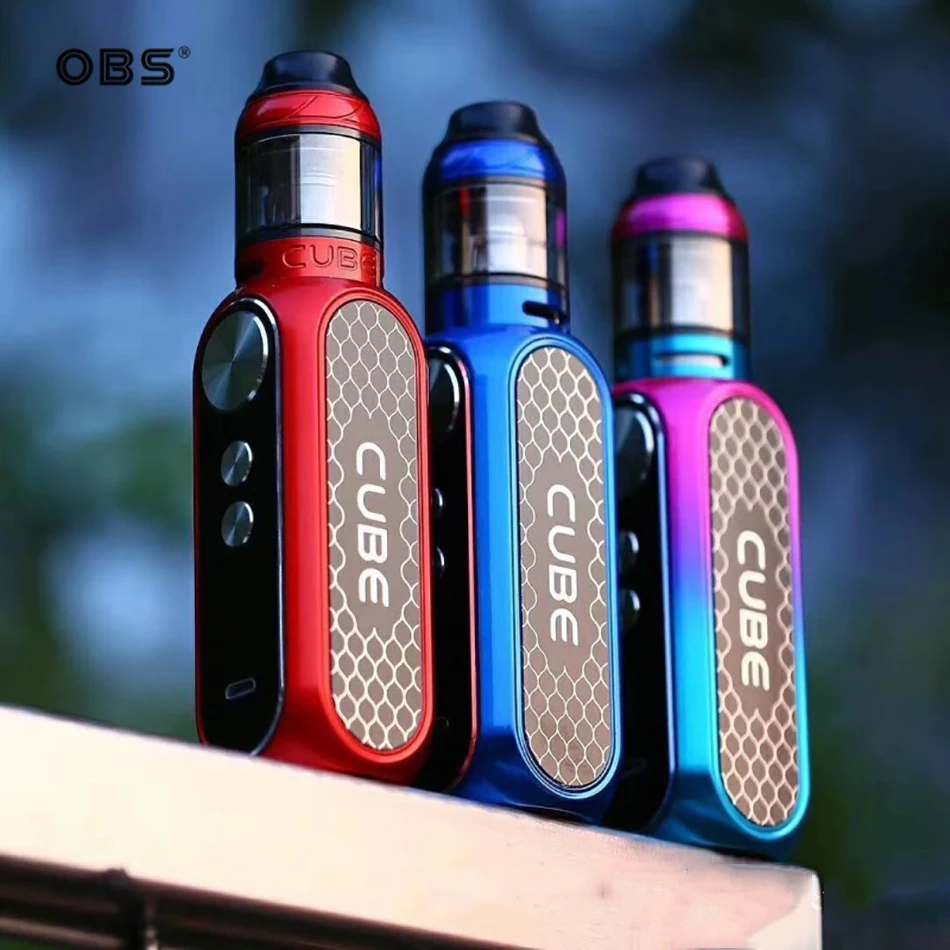

Original OBS cubes kit 80w Starter Kit Built-in 3000mAh battery OBS Cubic vape mod 4 ml tank 0.96 inch vaporizer vs cuboid mini