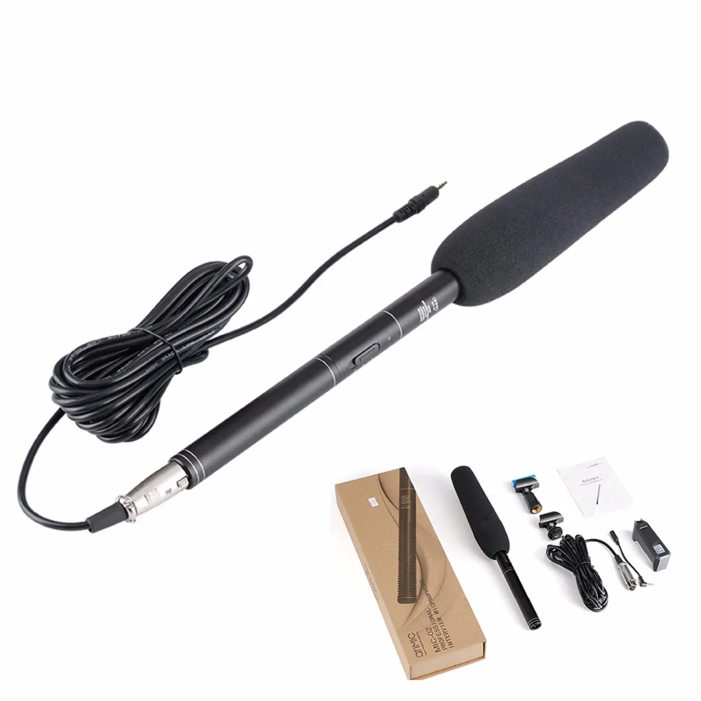 Ulanzi 2 in 1 Phone Interview Shotgun Microphone Directional Camera Recording Video Mic for iPhone Samsung Nikon Canon DSLR DV Ulanzi 2 in 1 Phone Interview Shotgun Microphone Directional Camera Recording Video Mic for iPhone Samsung Nikon Canon DSLR DV