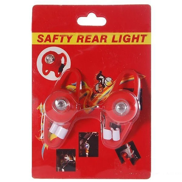 LilacLine Bike Bicycle 2 Modes Tie-On Light Red LED Tail Rear | Инструменты