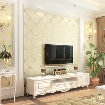 

3D Geometry Wallpaper Modern Embossed Thicken Non-Woven Wall Paper Living Room Bedroom TV Backdrop Wall Home Decor Wallpaper 3 D