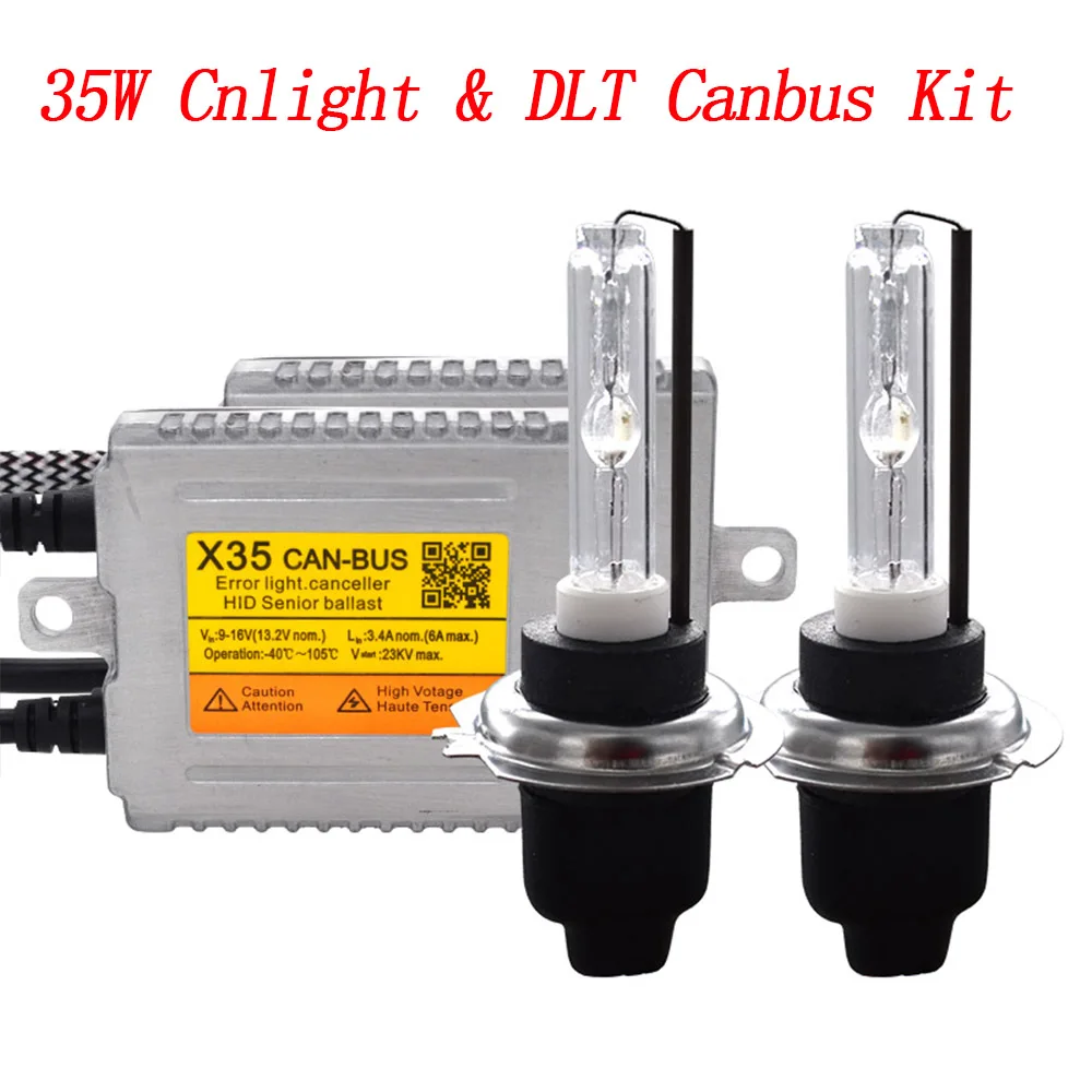 Premium 35W Cnlight H7 Canbus HID Kit Cnlight H1 H7 H11 D2H HID Bulb