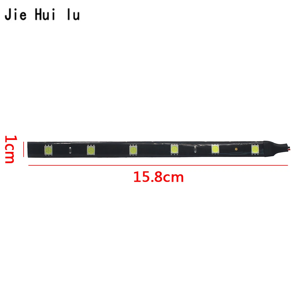 2 шт Водонепроницаемый высокое Мощность Светодиодные ленты свет 5050 SMD 6 светодиодный с гибким Авто дневного света DRL украшение Туман лампа