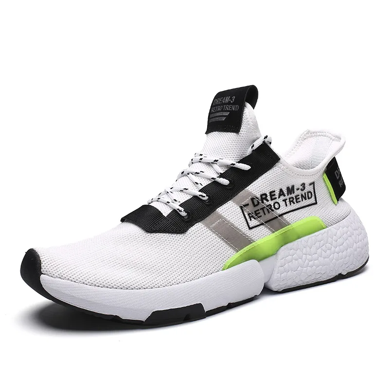 

Summer Running Shoes For Men 2019 Outdoors Breathable Mesh Uppers White Sneakers Free Shipping Platform Chunky Shoes Size 39-46R