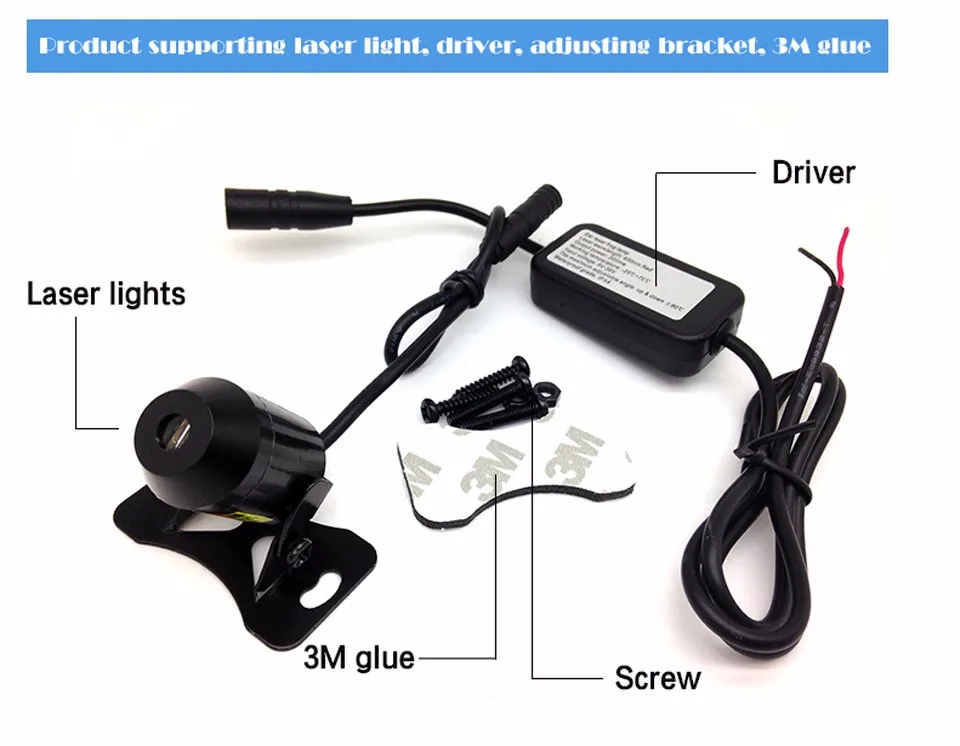 11 узоров, анти-столкновения автомобиля Лазерная противотуманная фара для светильник задние стоп сигналы, светодиодные лампы автоматический стояночный тормоз сигнальные индикаторы воспитание Предупреждение светильник