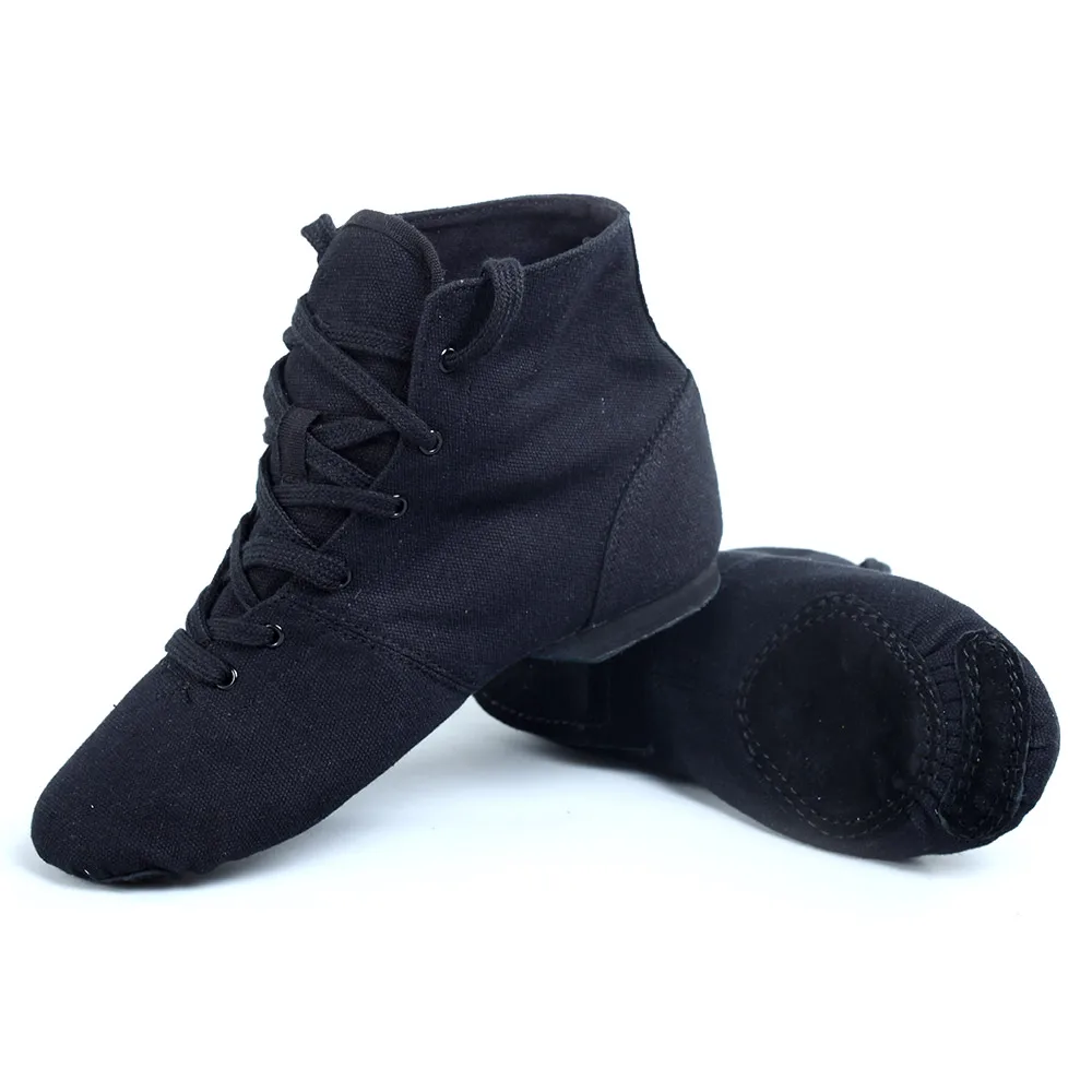 black canvas jazz shoes