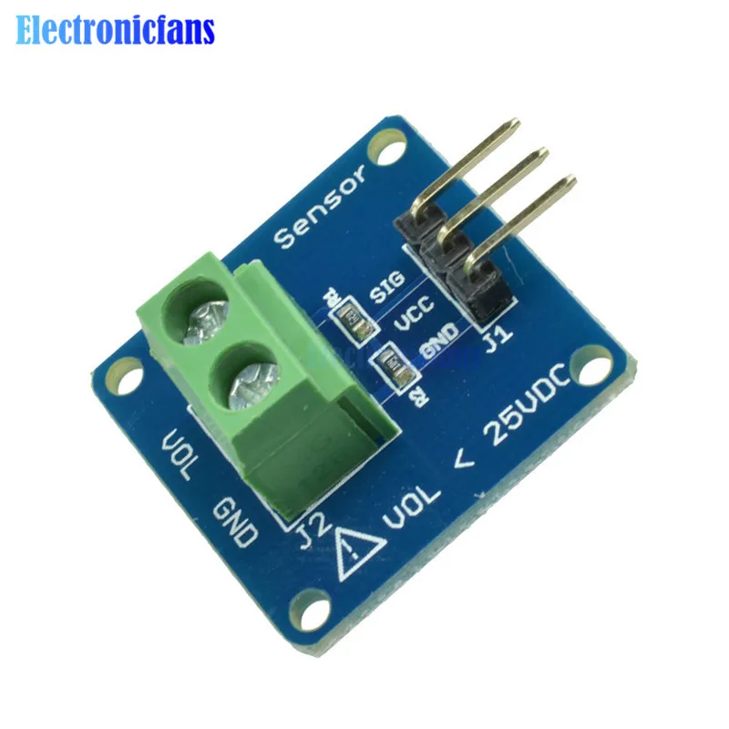 

DC Voltage Sensor Module Voltage Detector Divider for Arduino DG New