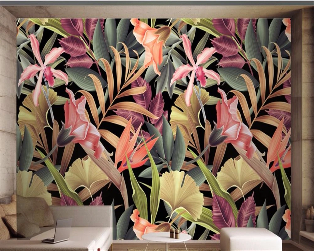 Beibehang de Papel 3d foto de estilo escandinavo, planta Tropical moderna sencilla telón de fondo de Papel de pared 3d Papel de parede Beibehang de Papel 3d foto de estilo escandinavo, planta Tropical moderna sencilla telón de fondo de Papel de pared 3d Papel de parede