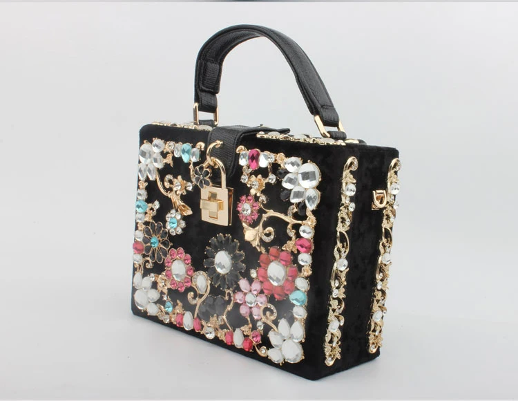 Роскошная модная дизайнерская Высококачественная замшевая женская сумка из искусственной кожи с цветными бриллиантами, сумка на плечо с замком, сумка-мессенджер с клапаном, 4 цвета