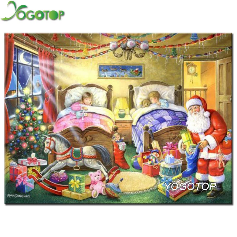 

YOGOTOP Needlework Full Diamond Painting Cross Stitch Christmas gift Diy Diamond Embroidery Kits 5D Diamond Mosaic Pattern CV067