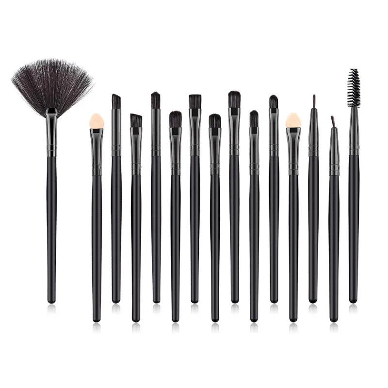 15/10/4 Pcs Synthetic Hair Wood Handle Makeup Brushes Eye Shadow Lip Gloss of Cosmetics Eyeshadow Tools L9 | Красота и здоровье