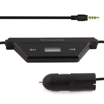 

Univeral FM Transmitter with built-in Microphone two Charging port 3.5mm audio jack Car mp3 player Plug and Car Charger