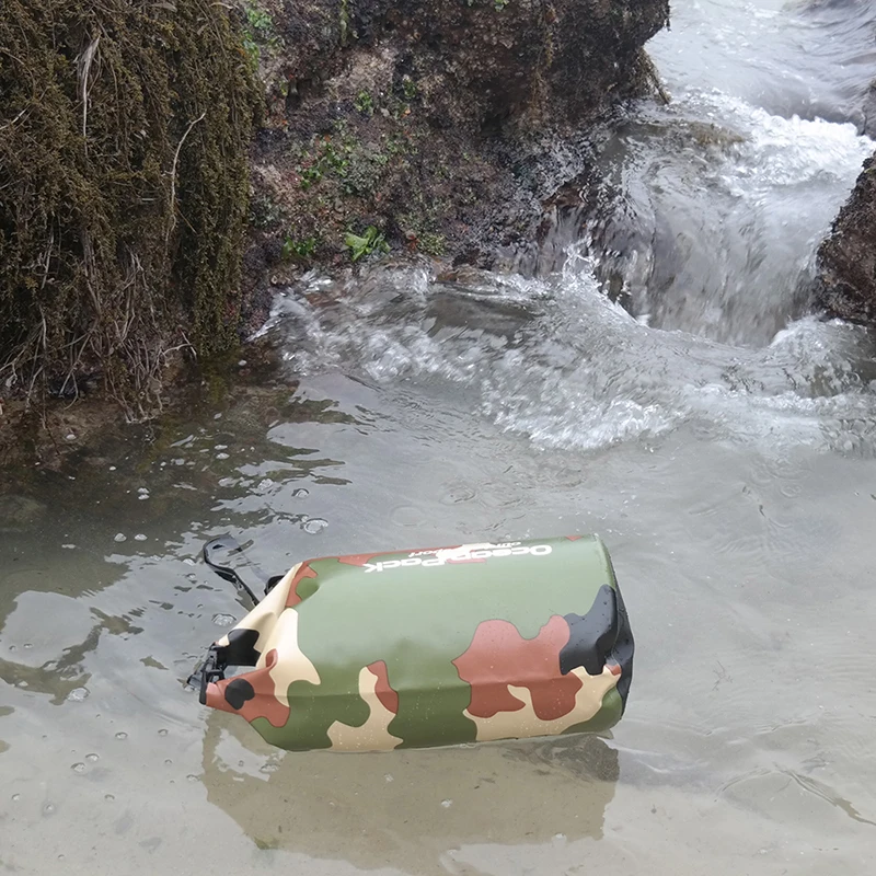 Открытый плавающий гребли рафтинг Каякинг Кемпинг водостойкий водонепроницаемый камуфляж сухой мешок пакет речной треккинг сумки