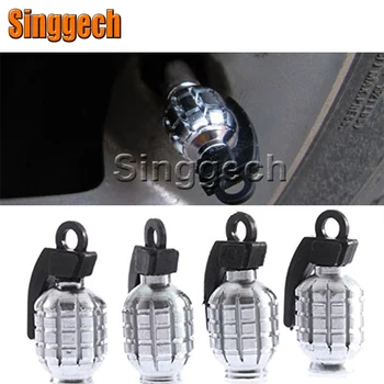 

4pcs Grenade Design Tire Valve Caps For Ford Focus 2 3 1 Fiesta Mondeo Kuga Ecosport Lexus RX NX GS CT200H GS300 RX350 RX300