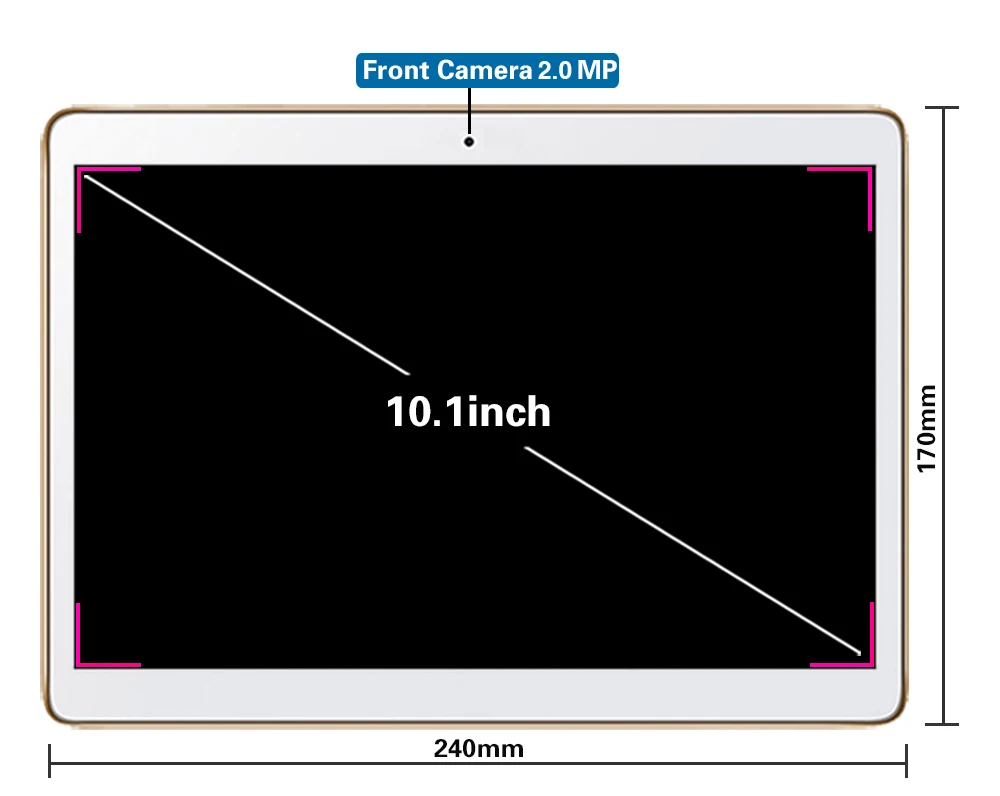 2019 T805C Newest tablet PC 3G 4G LTE FDD Android 8.1 8 Octa Core RAM 4GB ROM 64GB WiFi GPS 10.1' tablet IPS Screen 8MP + Gift
