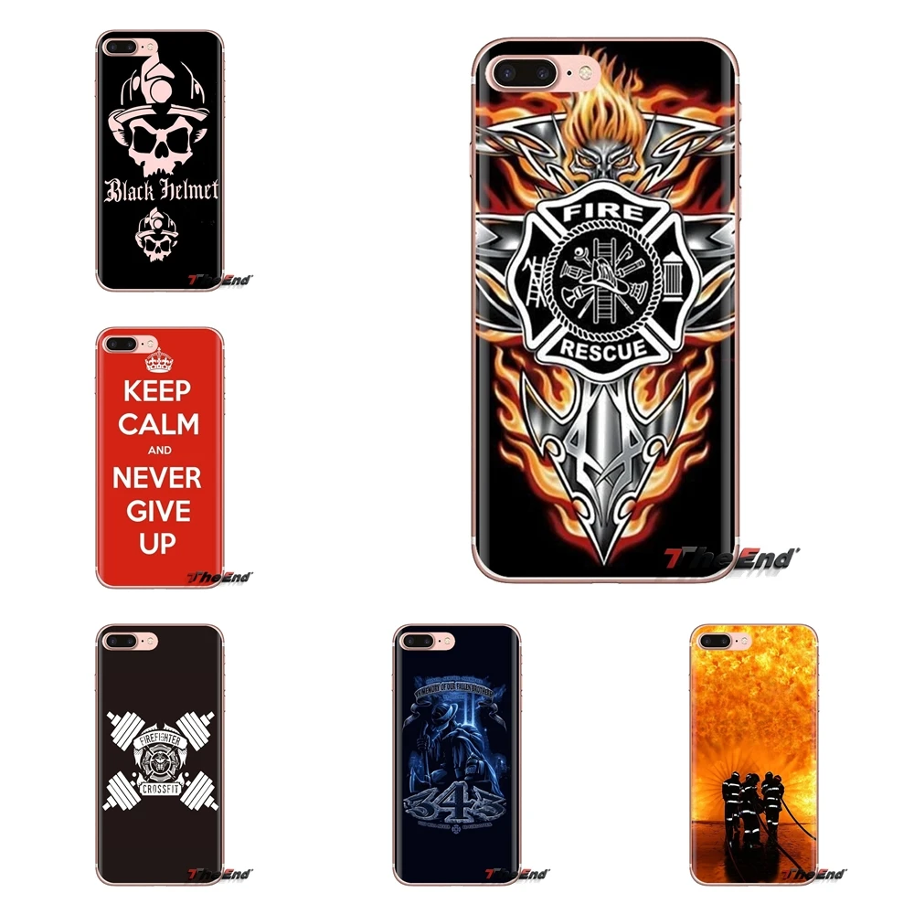 

Firefighters bomberos Transparent Soft Shell Covers For Huawei Mate Honor 4C 5C 5X 6X 7 7A 7C 8 9 10 8C 8X 20 Lite Pro