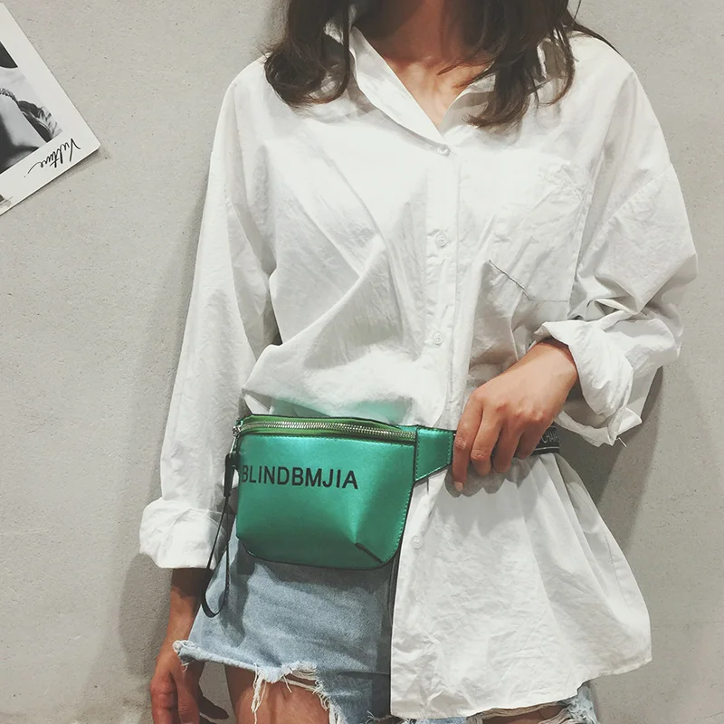 Модная женская поясная сумка из искусственной кожи с буквенным принтом, поясная сумка, Женская нагрудная сумка, Прямая поставка, дорожная сумка для мобильного телефона