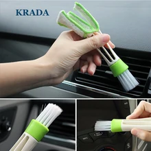KRADA Car Cleaning For ford focus 2 3 mk2 fiesta ecosport kuga mondeo mk4 fusion ranger explorer for mazda 2 3 Double Side Brush