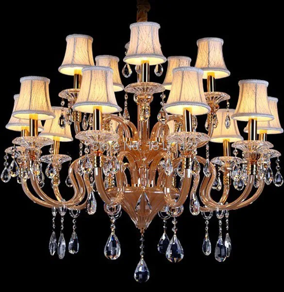 Top Fasion Kroonluchters Kaars Kristal Hanglamp Verlichting voor ... Top Fasion Kroonluchters Kaars Kristal Hanglamp Verlichting voor ...
