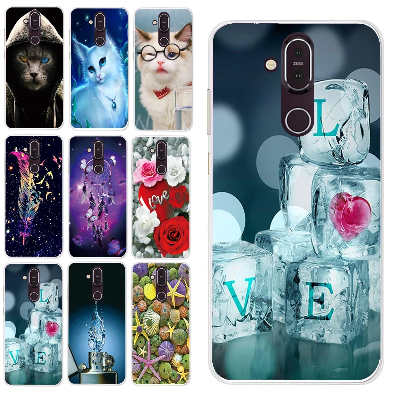 Романтический чехол Love Ice Art Для Nokia 9 PureView 8 1X7 3 1 5 6 Plus 7 1X5 2018 2 1X6 Корпус для