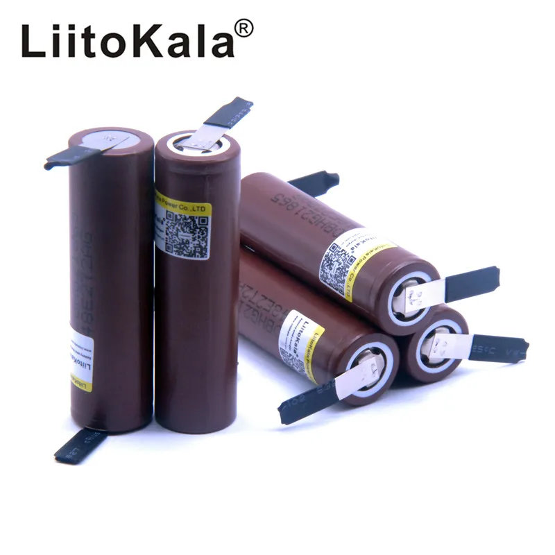 LiitoKala HG2 18650 3000mAh батарея 3,6 V разрядка 20A специальная электронная сигарета+ DIY Nicke - Цвет: 5 PCS battery