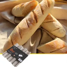 Тяжелая сталь шампанского золота маленькая антипригарная французская хлебная подставка/панель для выпечки барная форма