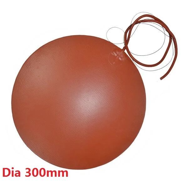 

Circular/Round Silicone Heater Pad,Dia 300mm,110V 500W,with 3M PSA & NTC 100K thermistor,3D Printer HeatBed