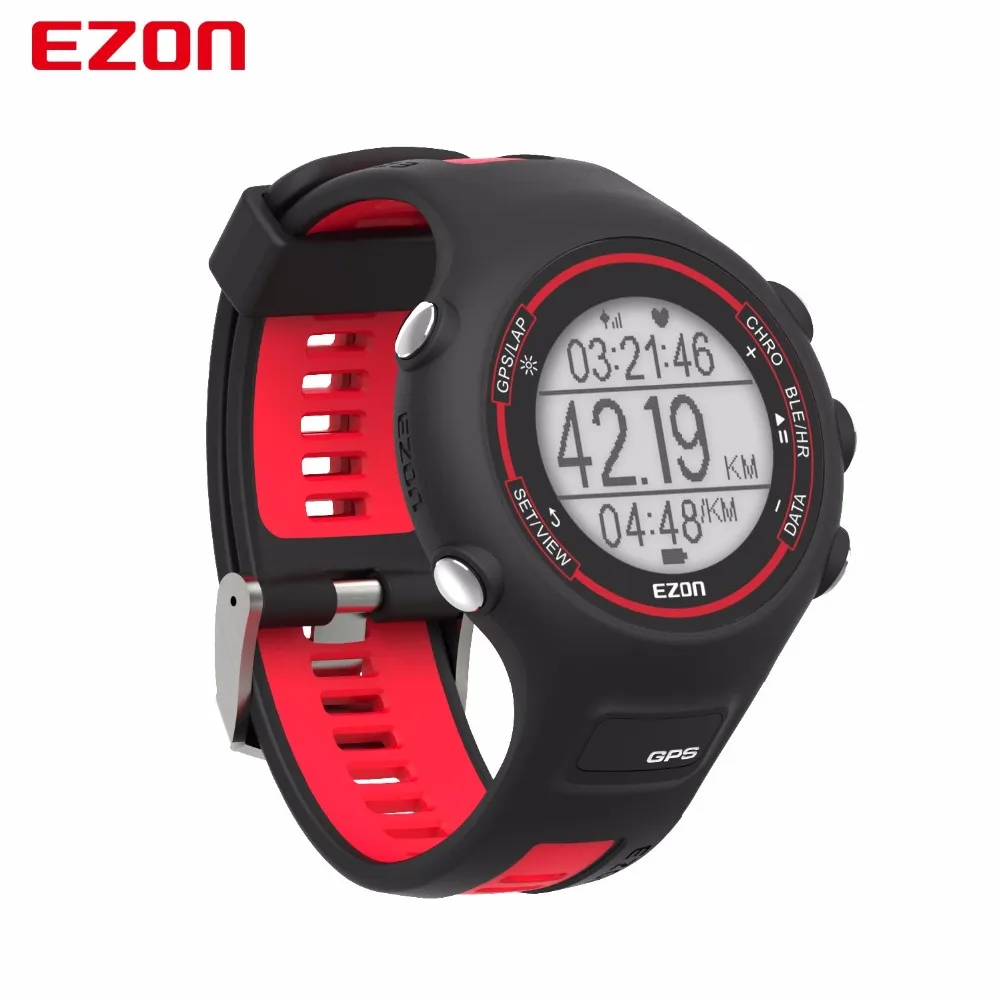 - EZON Men Outdoor Sports GPS Digital Watch with Heart Rate Monitor Chronograph Waterproof Powered Bluetooth Smart Watches T907