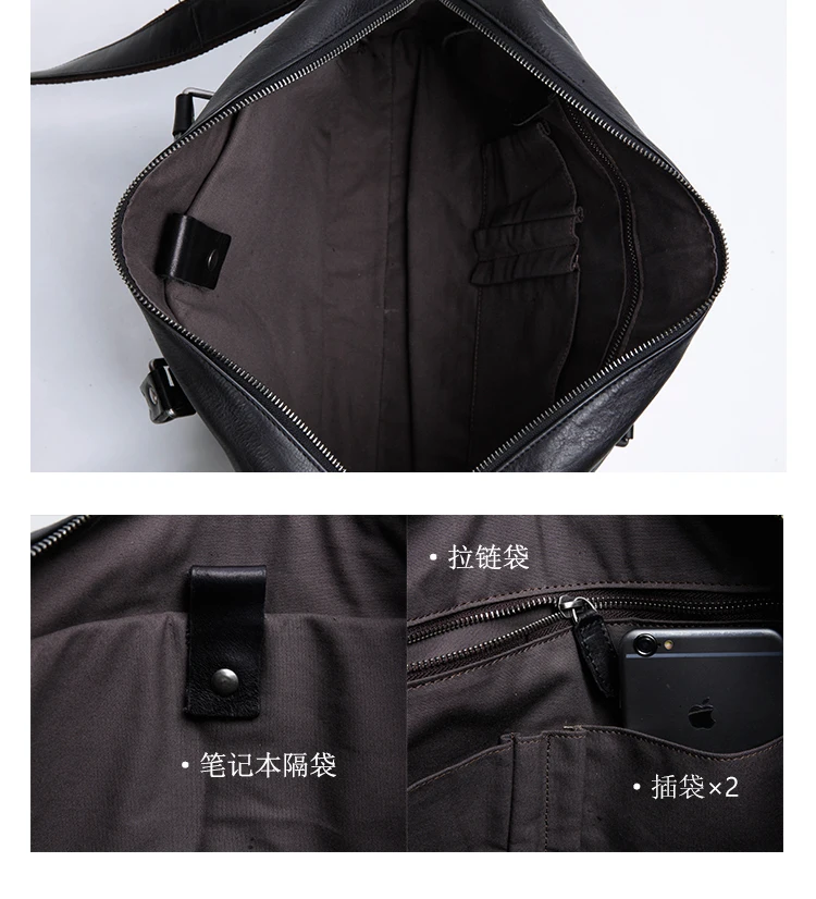 LANSPACE мужской кожаный портфель бренд высокого качества из коровьей кожи деловая сумка мужская кожаная