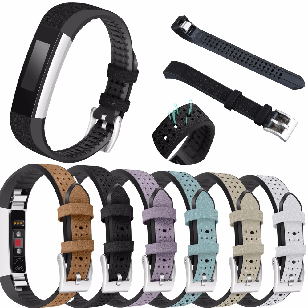 

Joyozy High Quality Replacement Soft TPU+ Leather Wristband Band Strap Bracelet For Fitbit Alta/Fitbit Alta HR Watch bands