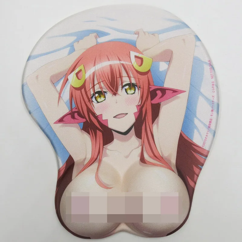3D wristband sexy anime silicone mouse pad slip protection wrist Japan ass chest gaming accessories