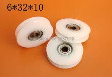 Shower Door roller runners 30pcs 626ZZ 6*32*10 V groove roller wheel ball bearings pulley bearing shower roller цена Shower Door roller runners 30pcs 626ZZ 6*32*10 V groove roller wheel ball bearings pulley bearing shower roller цены онлайн