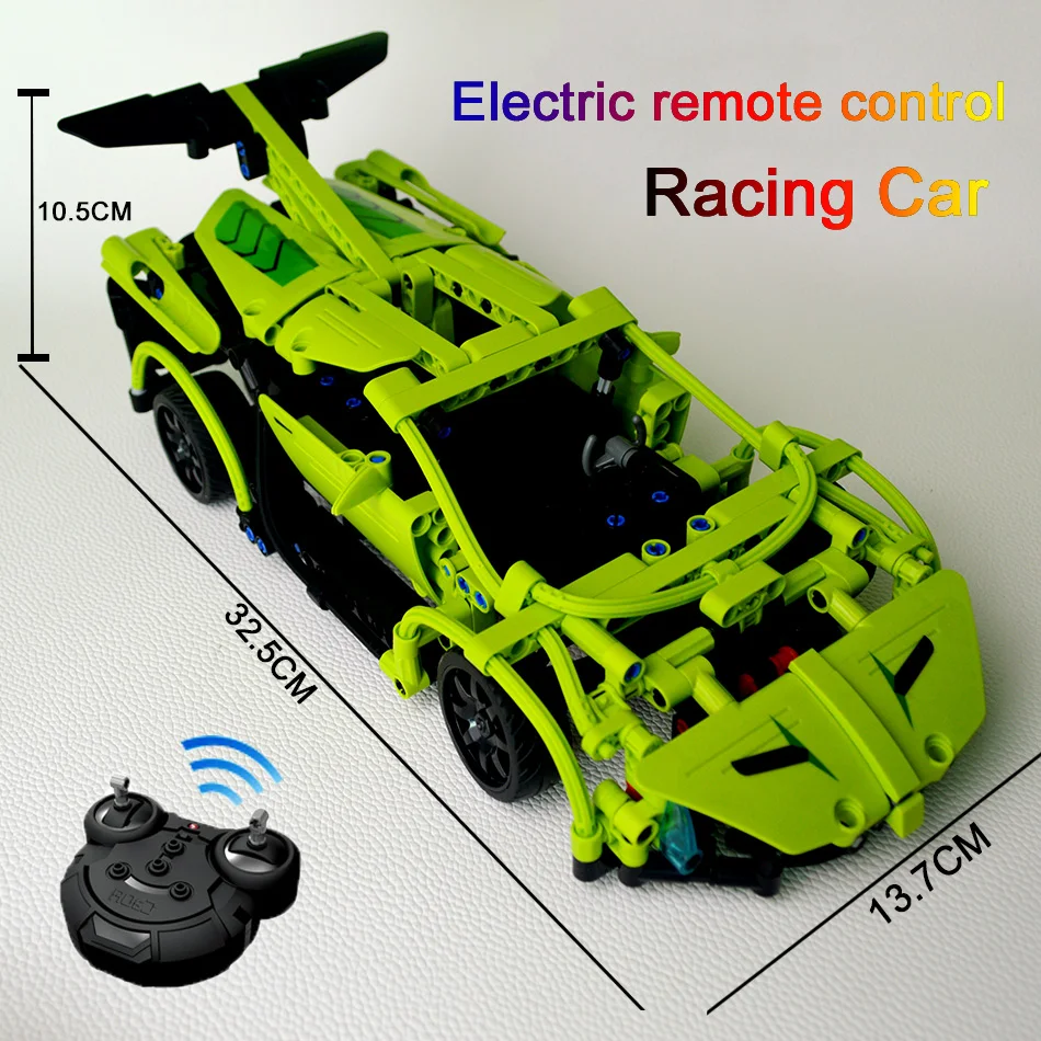 

Technic RC car Electric Power Function fit all brand Remote Control veneno Car Building Block bricks Toy Car Model For kids gift