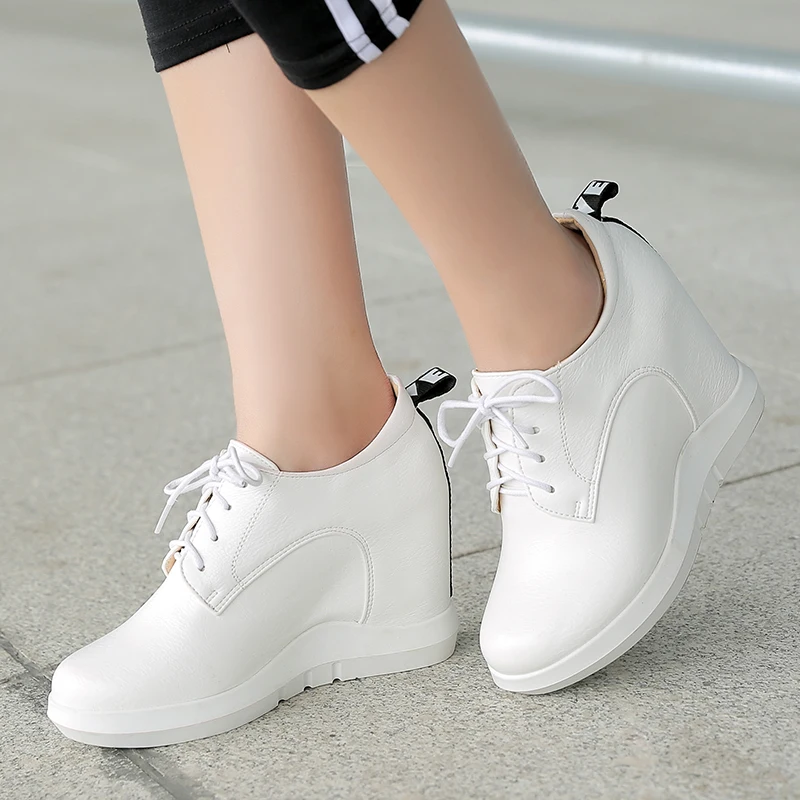 DoraTasia/элегантные туфли-лодочки, увеличивающие рост; женские туфли-лодочки на платформе; коллекция года; модные женские туфли на высоком каблуке со шнуровкой для свиданий