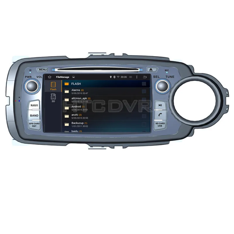 Cheap YMODVHT 7inch 4G Octa Core Android 9.0 7.1 Car DVD Player for Toyota Yaris RHD 2011- GPS Auto RDS Radio Audio Video Stereo 19
