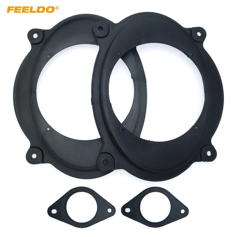 

FEELDO Car Stereo Speaker Spacer Mat for Toyota Camry & Tacoma Change 6x9" to 6.5" Front Speaker Adapter Spacer Ring Pads