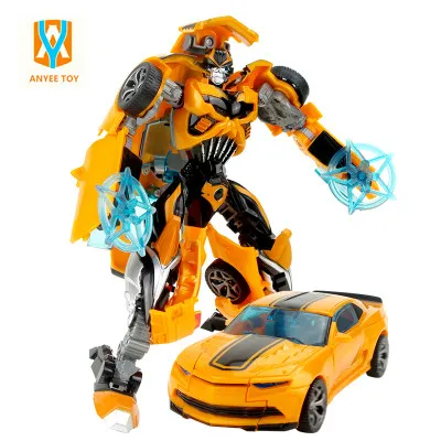 1PCS Cartoon font b toy b font Transformation Robot Plastic Cars font b Action b font