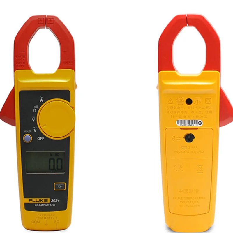 F302+ Clamp Meter Multimeter AC 400A Automatic Low Battery Indicator