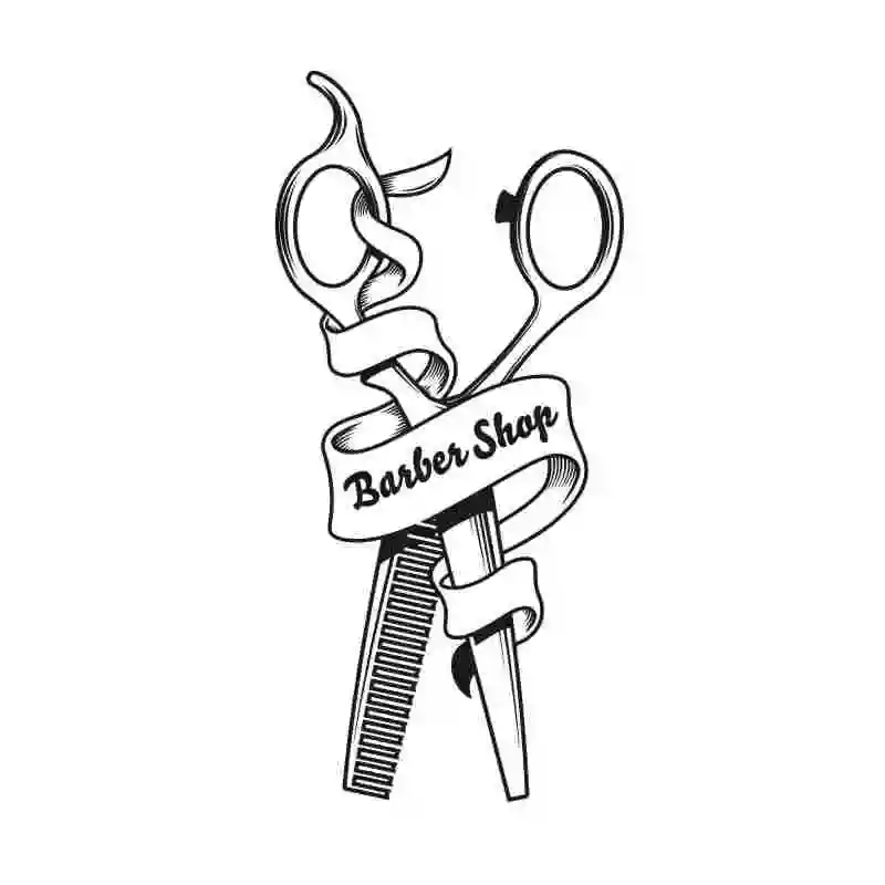 Человек Парикмахерская стикеры индивидуальные Chop хлеб наклейка стрижка бритвы плакаты Виниловые стены искусства наклейки декор окна украшения