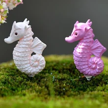 4x миниатюрный кукольный домик морской лошади Сказочный садовый пейзаж бонсай Декор миниатюрный садовый игрушечный дом садовые статуэтки