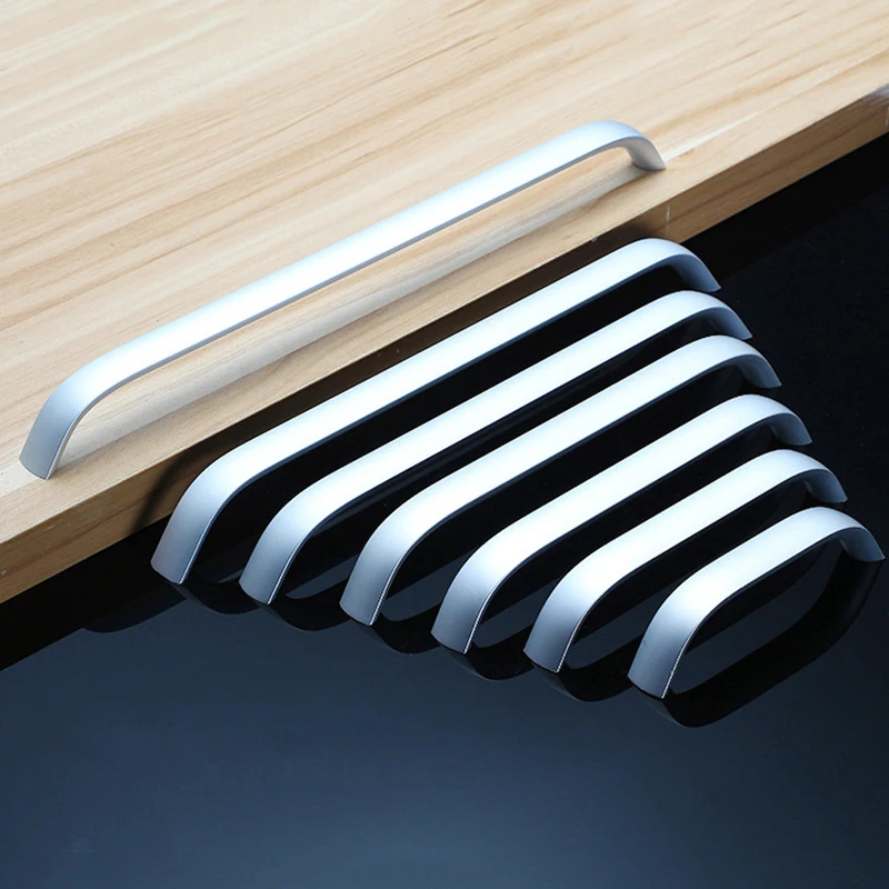 

Aluminium Alloy Black Cabinet Knobs Kitchen Cabinet Handles Drawer Knobs Pulls Black Furniture Handle Cabinet Hardware