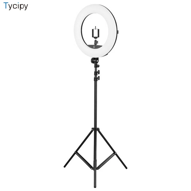

Tycipy Dimmable Camera FS-390 12''380 PCS Lamp LED Video Ring Light Photo Studio Phone led studio light Flach LED With tripod
