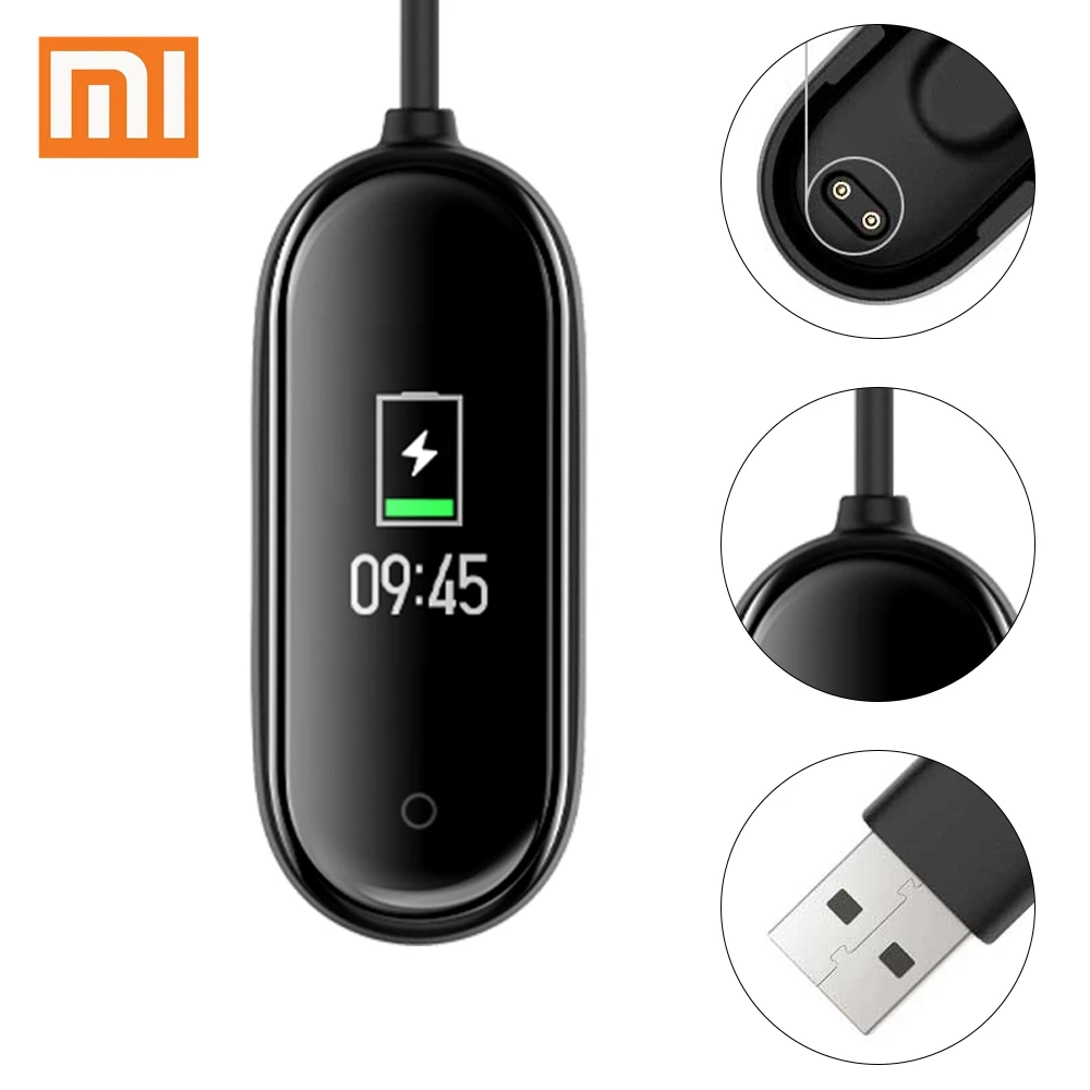 

Original Mi band 4 USB Chargers Cable Xiaomi Mi band 4 Smart Charger Xiomi band 4 Bracelet Charging Cable Magnetic Charger Line
