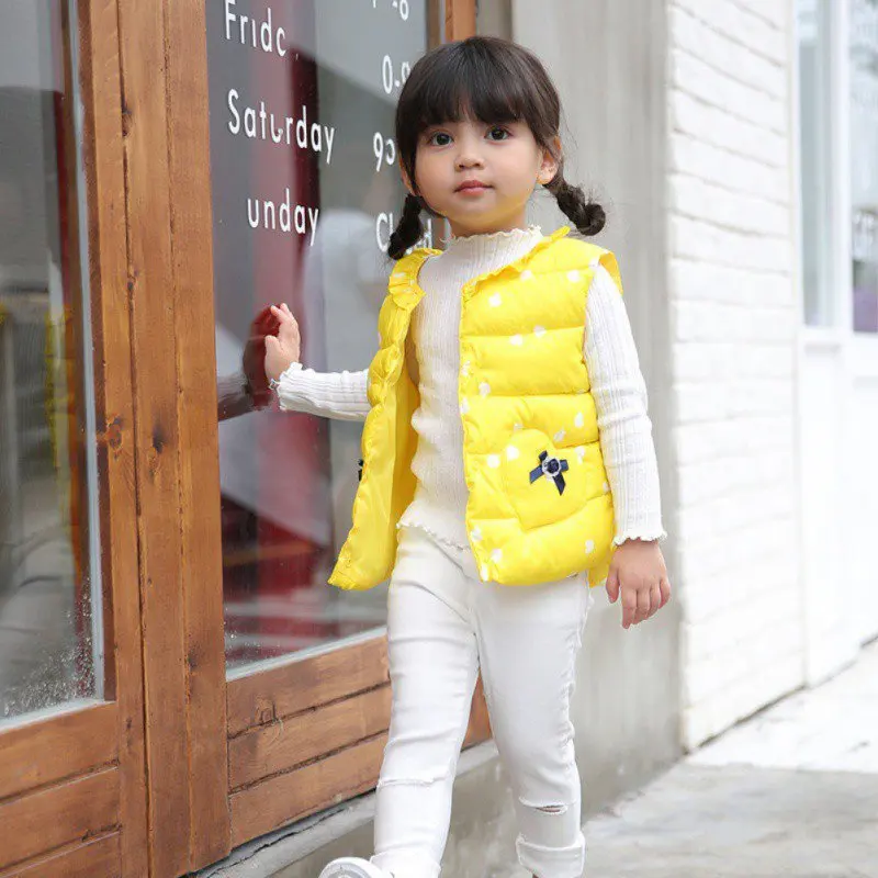 

Children Clothing Winter Outerwear Coats for Girl and Boys Baby Vest Kids Warm Jacket Vest Coat