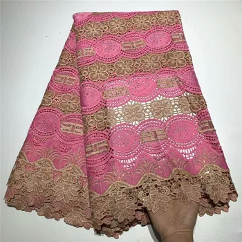 

Pink Color African Net Lace Fabric 2019 High Quality Tulle Lace French Mesh With Stones Nigerian Swiss Lace Fabric For Dress